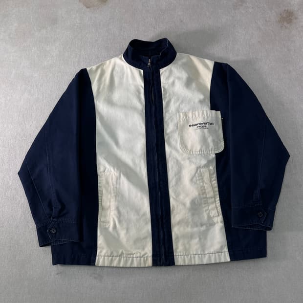 105 디스이즈네버댓 18FW 배색 워크자켓
