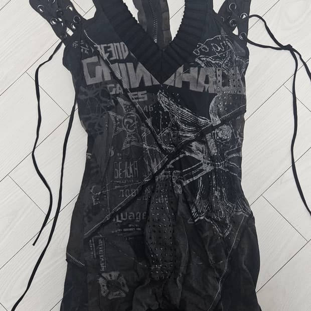 Salavge 샐비지 빈티지 나시 원피스