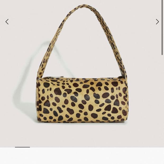 Leface 르페이스 레오파드 스터드 숄더백 