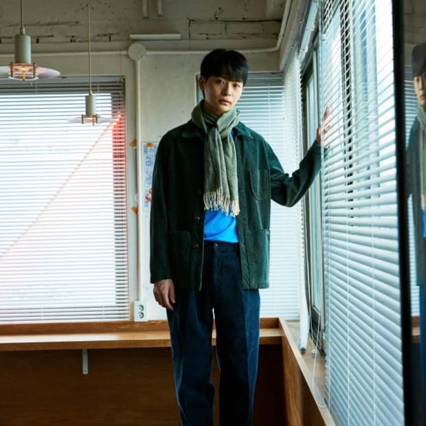 라이즈앤빌로우 가먼트다잉 코듀로이 워크자켓