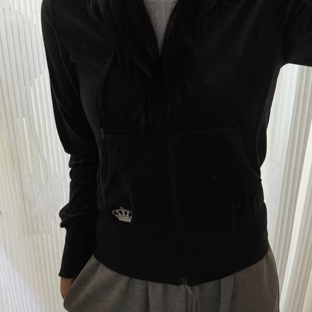 아디다스 벨벳 후드집업 90