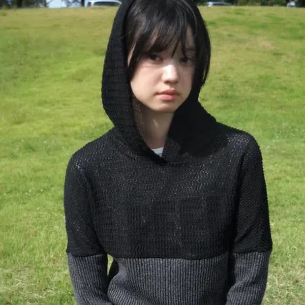 Pesto knit hood 페스토 