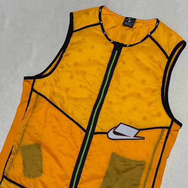 L 나이키 에어로레이어 옐로우 베스트