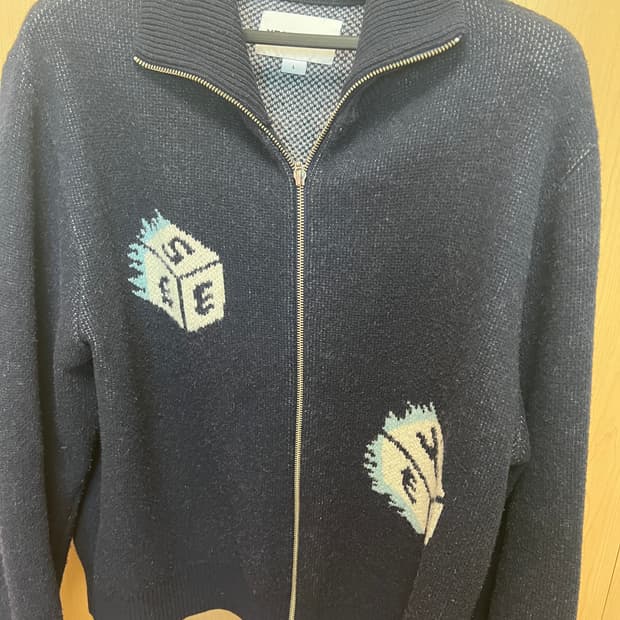 예스아이씨 니트 집업