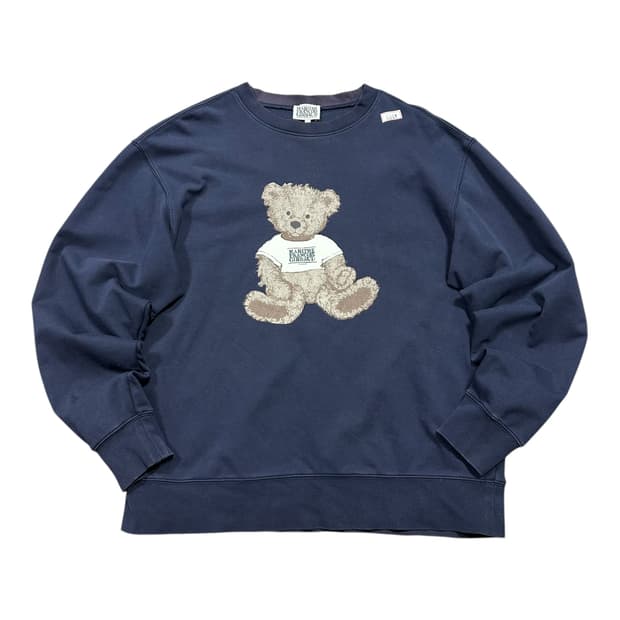 ✨ (바배) 마리떼 프랑소와저버 네이비 두들베어 맨투맨 
