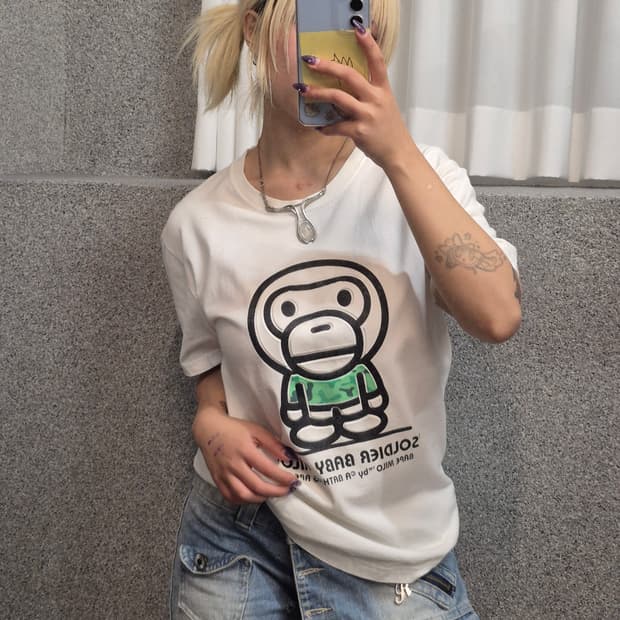 BAPE SOLDIER BABY MILO T-SHIRT