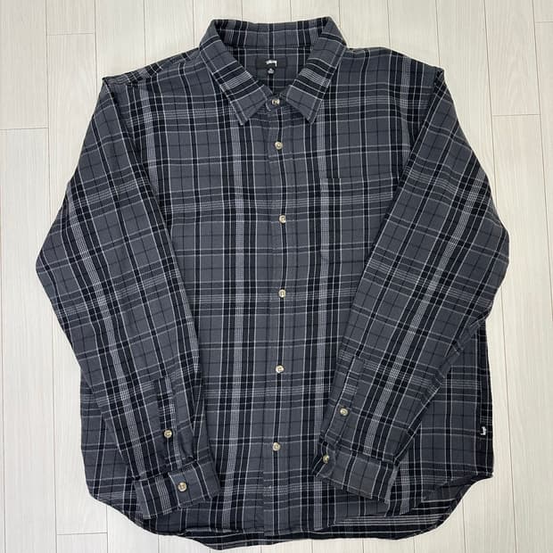 [XL] 스투시 플란넬 셔츠