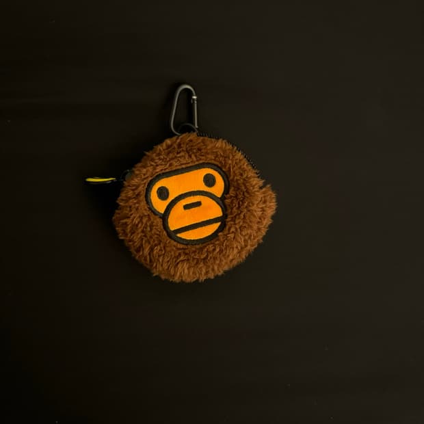 [Bape] 코인 키링 - 브라운