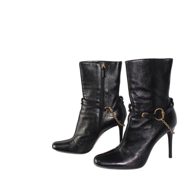 Gucci Horsebit boots 구찌 홀스빗 체인 하네스 앵클 부츠
