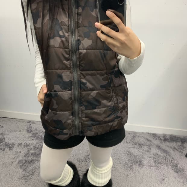 재패니즈 카모 다운 베스트