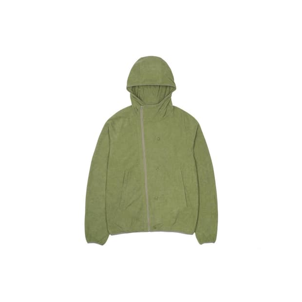 Sansan gear 산산기어 버튼 플리스 재킷 그린