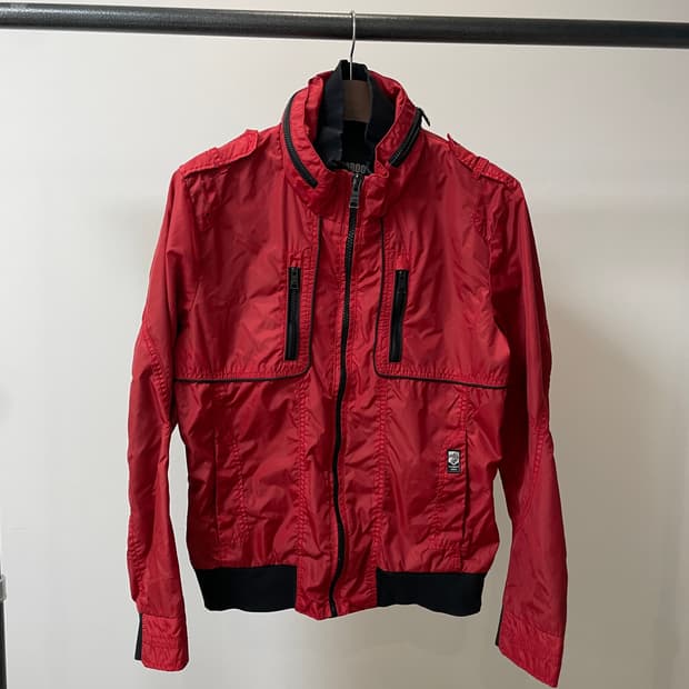 (XL) buckaroo 버커루 레드 락시크 블루종 자켓