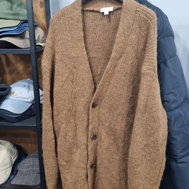 코스) 알파카 울혼방 드랍숄더 m(국내100~105) 거의새거