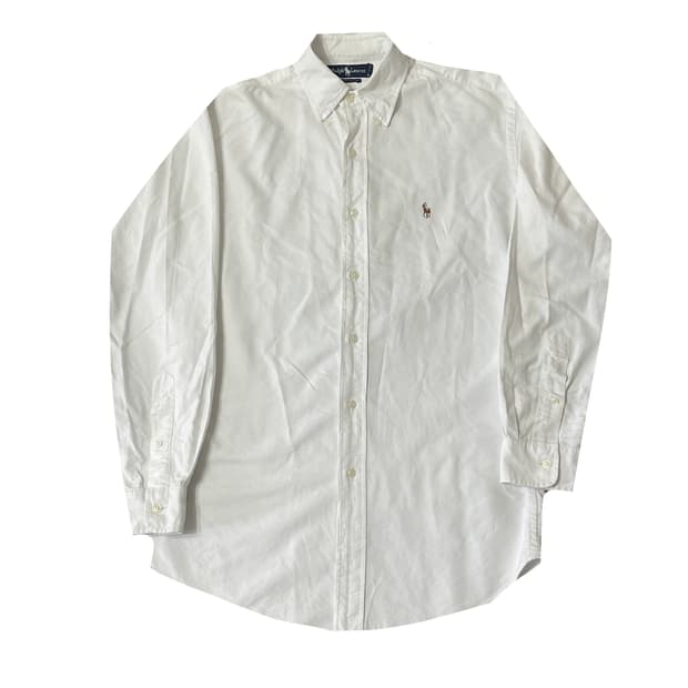 폴로 화이트 공용 셔츠 남방 옥스포드