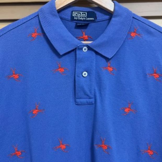 폴로랄프로렌 남성 스파이더자수 PK카라반팔티셔츠 M