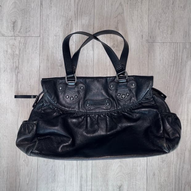 LONGCHAMP 롱샴 빈티지 레더 숄더백