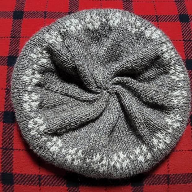 캐나다 핸드메이드 울 베레모