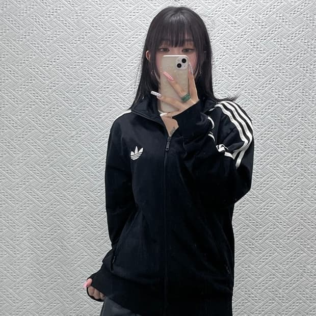 아디다스 빈티지 오리지널 삼선 파이어버드 져지 집업 105 C13177