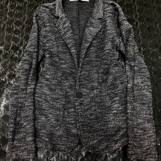 “Cook Jeans” 00’s V-Kei Mood Grey Cardig