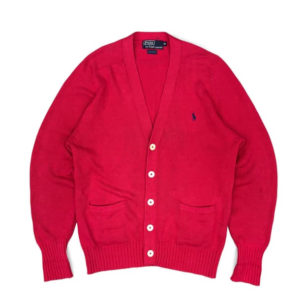 90's 폴로 코튼 가디건