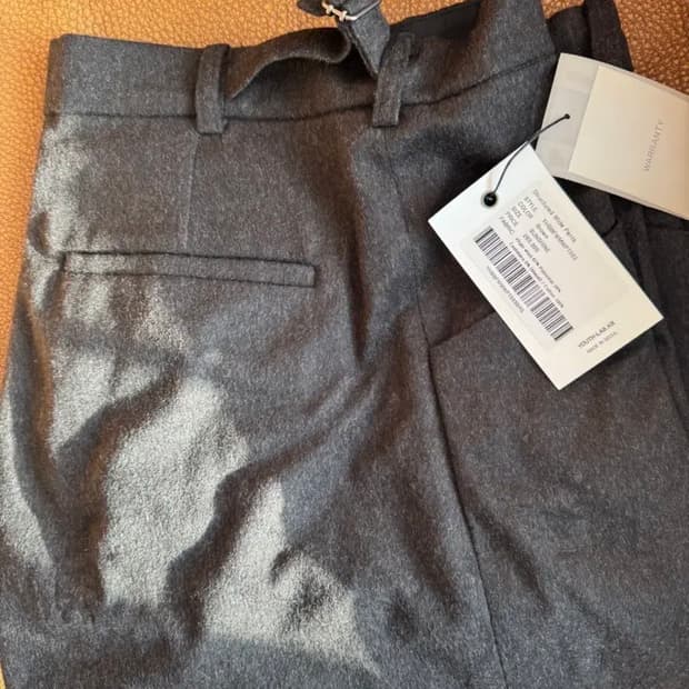 유스 스트럭쳐 와이드 울 캐시 브라운 S