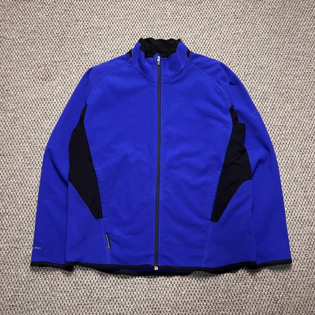 나이키 00s 올드스쿨 써마핏 플리스 집업 블루 L