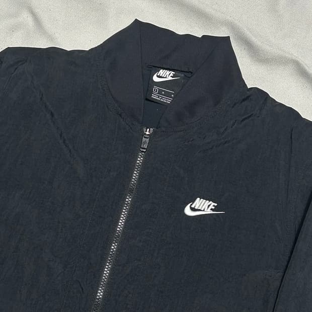 L 나이키 NSW 블랙 우븐 자켓