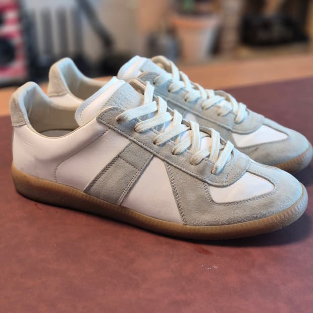 실착용1회 265(41.5) 정품메종 마르지엘라독일군 스니커즈