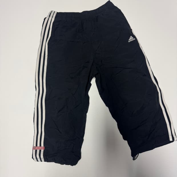 여성 아디다스 올드스쿨 나일론 혼방 7부 트랙팬츠 S