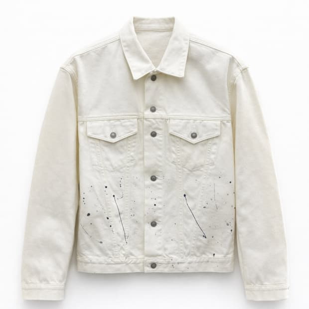 토니웩 화이트 데님 자켓 XL
