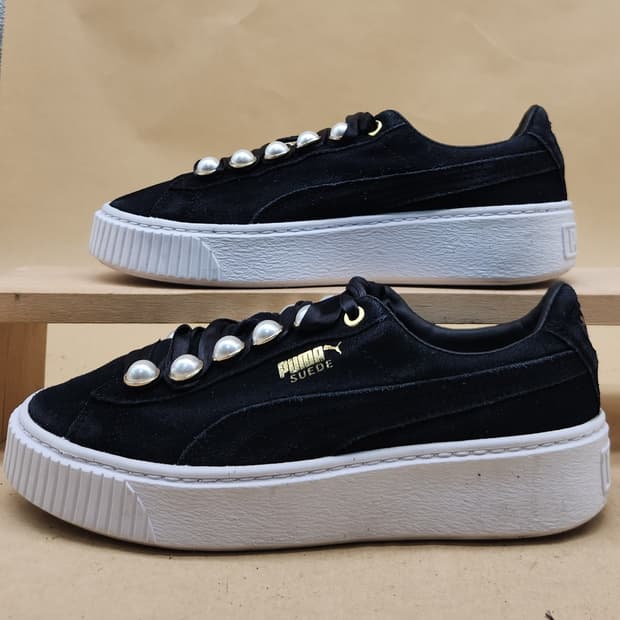 푸마 스웨이드 플랫폼 블링 스니커즈 240