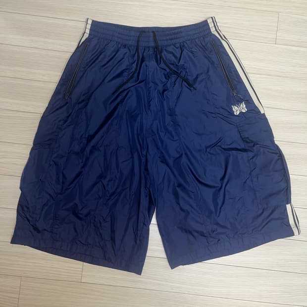 니들스 L.H.P 콜라보 H.D 트랙 나일론 숏팬츠 