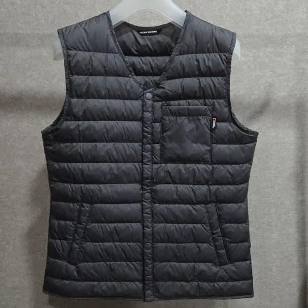 여성 90 내셔널지오그래픽 구스다운 조끼 베스트