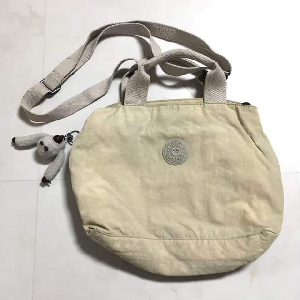 Kipling(키플링) Cream Tote Bag