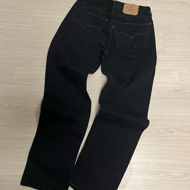 리바이스 501 블랙진 흑청