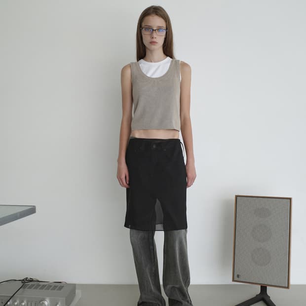 로우클래식  SHEER LAYERED SKIRT 판매합니다(당일발송)
