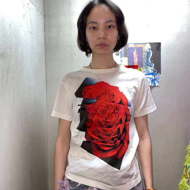 [Paul Smith] 빈티지 Rose Glitched 티셔츠