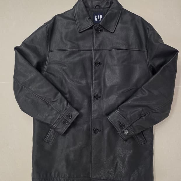 올드 갭 레더 카코트 L