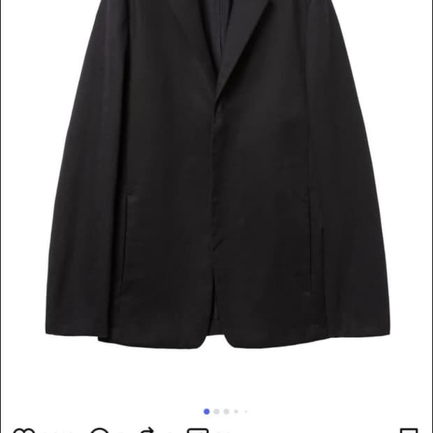 포스트아카이브팩션 paf new classic jacket 블랙 s