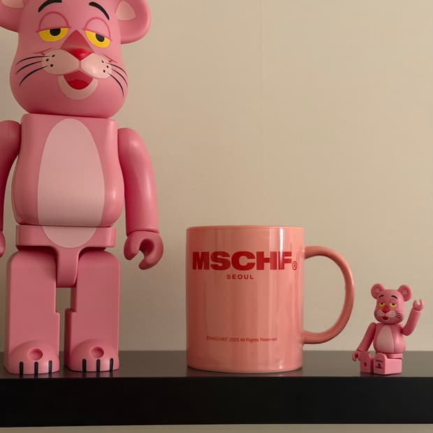 미스치프 핑크 머그 컵