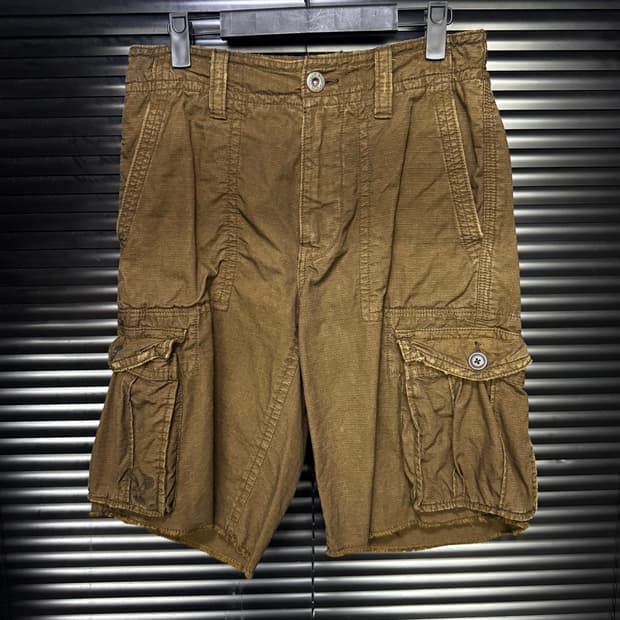 아메리칸 이글 카고 반바지 워크 팬츠 30 포켓 건빵 브라운 갈색 웨스턴