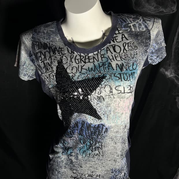 y2k star cubic tee