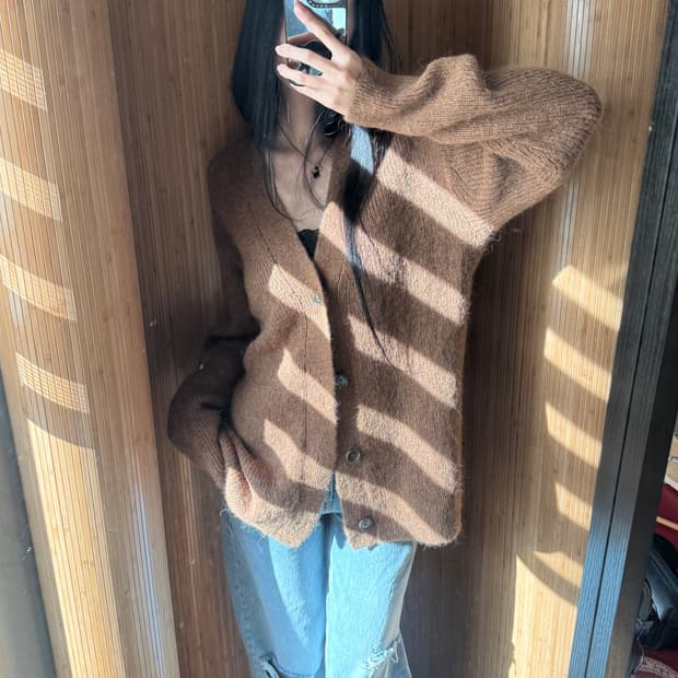 COS 앙고라 가디건 