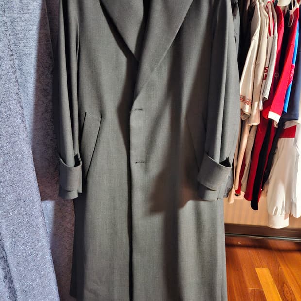 707 턴업코트 차콜 1사이즈