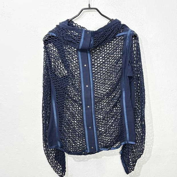HIROKO BIS Mesh Snap Cardigan