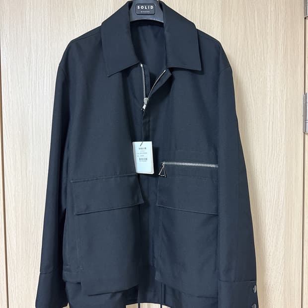 솔리드옴므 /쉘파카 블랙 /48(105)