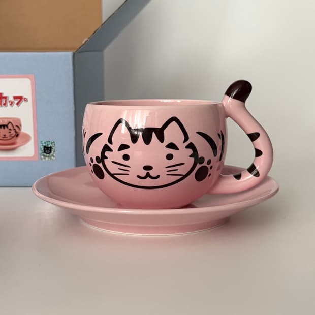 케이온 아즈냥 아즈사 고양이 머그컵 