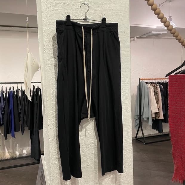 릭오웬스 드로스트링 팬츠