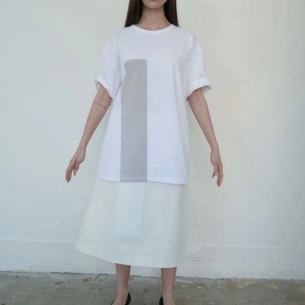 Eonts Ne- Sleeve T-Shirts White ver.