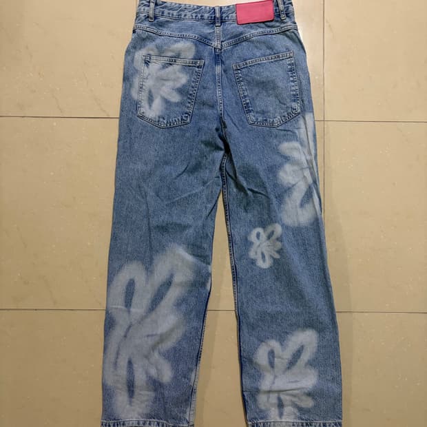 자라 플라워 데님